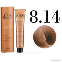 Крем-краска Fanola ORO Therapy Color Keratin 8.14 какао 100 мл