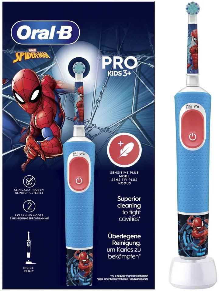 

Электрическая зубная щетка Oral-B Vitality Pro 103 Kids Spiderman D103.413.2K