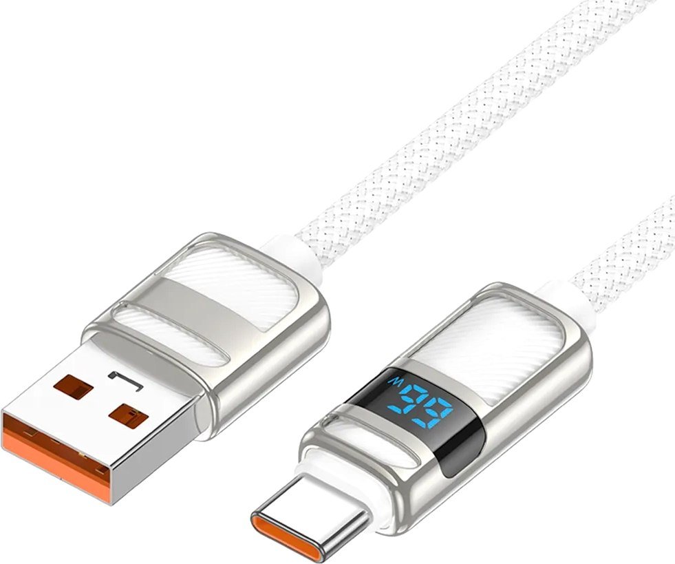 

Кабель Hoco U137 USB Type-A - USB Type-C (1.2 м, белый)