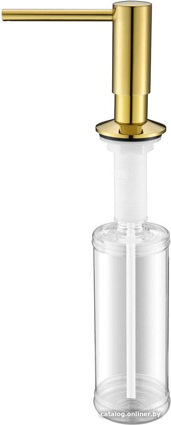 Дозатор для моющего средства Paulmark Decus D004-G (золотой)
