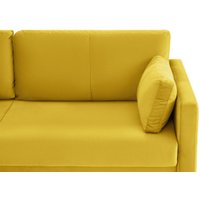 Диван Mio Tesoro Дублин 497 3-х местный (желтый 1103)
