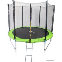 Батут Skyjump Pro 252 см - 8ft (с внешней сеткой и лестницей)