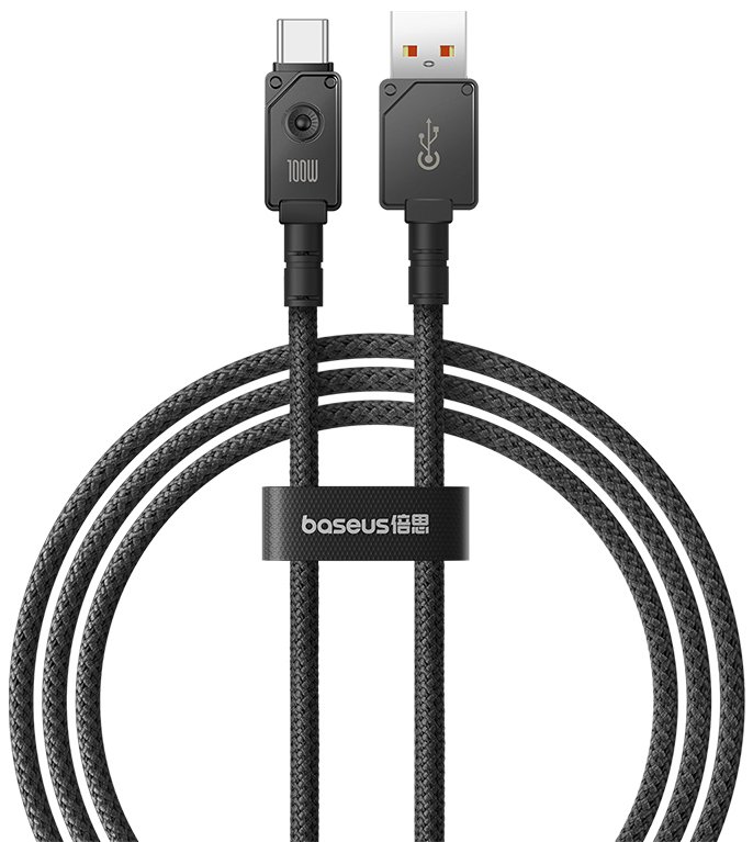 

Кабель Baseus Unbreakable Series USB Type-A - USB Type-C (1 м, черный)