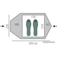 Треккинговая палатка BTrace Challenge 2
