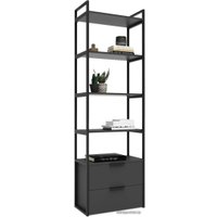 Стеллаж Crafto Квентин Мини Лофт 09 600x320x1900 (графит)