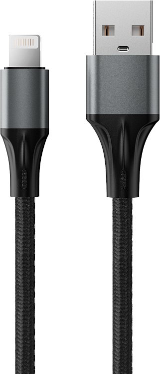 

Кабель AccesStyle AL24-F100M USB Type-A - Lightning (1 м, черный)