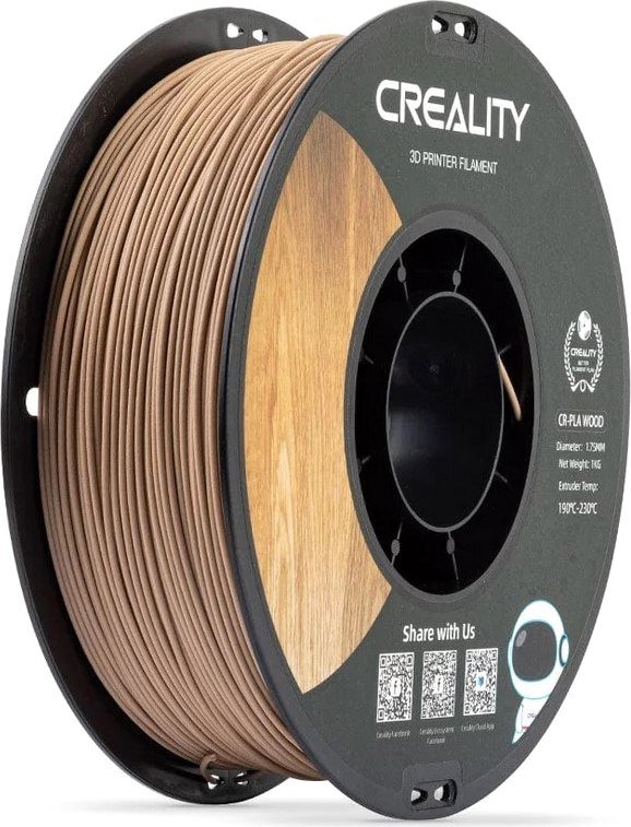 

Пластик Creality CR-Wood 1.75мм 3301130001 (1 кг)