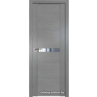 Межкомнатная дверь ProfilDoors 2.01XN L 60x190 (грувд серый, стекло зеркало)