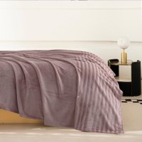 Плед Karven Фланель 1.5сп PL005 SOLID JACQAURD v5/Powder