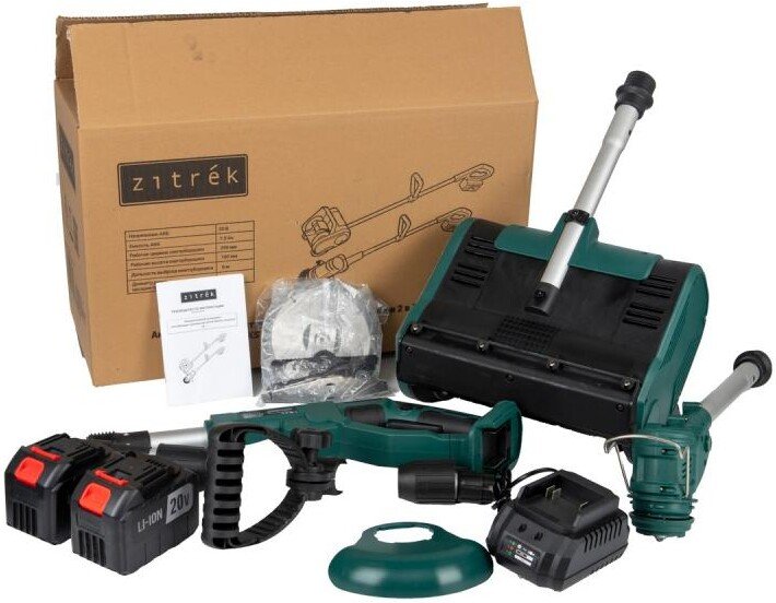 

Zitrek ZKST25 083-2061 (снегоуборщик, триммер, 2 АКБ)