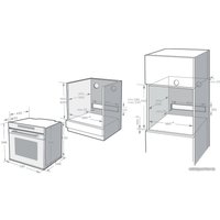 Электрический духовой шкаф Weissgauff EOM 991 SWx