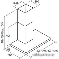 Кухонная вытяжка CATA Sygma VL3 900/B