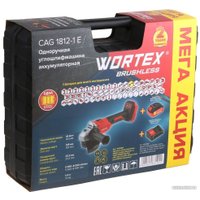 Угловая шлифмашина Wortex LX CAG 1812-1 E 0329192 (с 1-им АКБ)