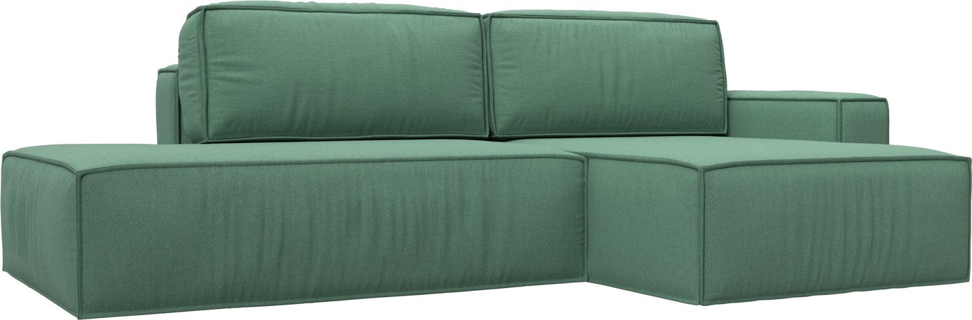 

Угловой диван Лига диванов Прага модерн правый 124849 (рогожка амур зеленый)