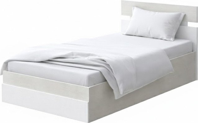 

Кровать PROxSON Milton с ПМ 80x200 (дуб шамони светлый 124/белый)