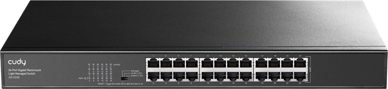 

Настраиваемый коммутатор Cudy GS1024E 1.0