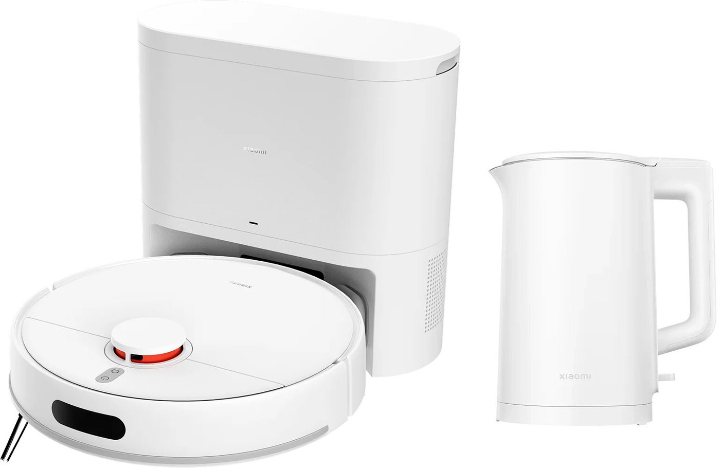 Робот-пылесос Xiaomi Robot Vacuum H40 OV51 (евровилка, белый) + Чайник Xiaomi Electric Kettle 2 Lite MJDSH06-A (евровилка)