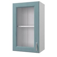 Шкаф навесной Горизонт Принцесса 40 с витриной (мурено)