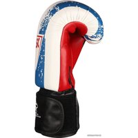 Перчатки для бокса RSC Sport Hit PU SB-01-146 (14 oz, белый/красный/синий)
