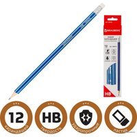 Набор простых карандашей BRAUBERG Ztx 180672 (12 шт.)