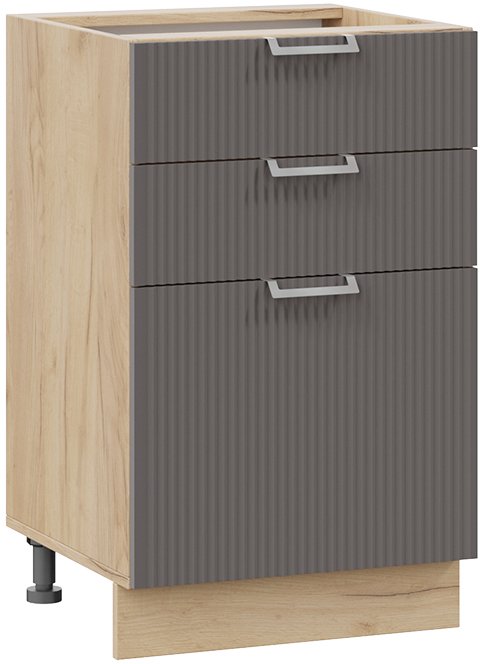 

Шкаф напольный Трия Кимберли 1Н5Я3 (дуб крафт золотой/муссон)