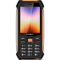 Кнопочный телефон TeXet TM-D412 (черный/оранжевый)