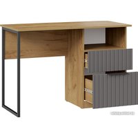 Стол Трия Хилтон тип 1 (дуб крафт золотой/графит матовый)