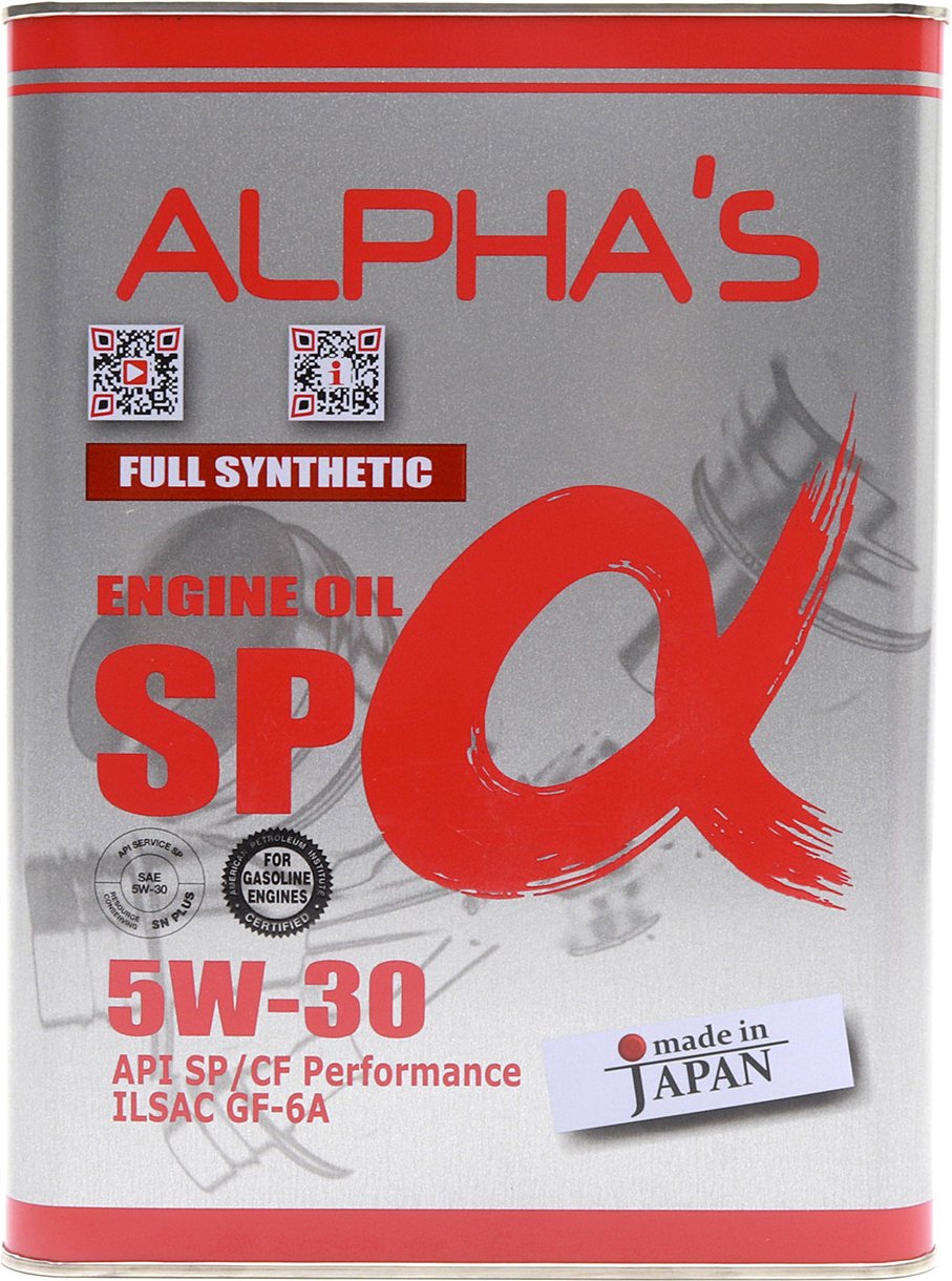 

Моторное масло Alpha's 5W-30 SP/CF GF-6A 4л