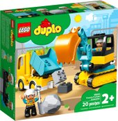 Duplo 10931 Грузовик и гусеничный экскаватор