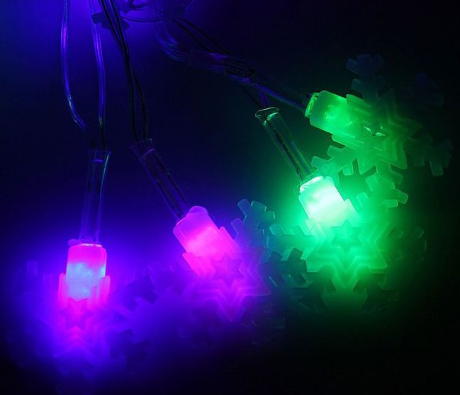 

Новогодняя гирлянда Luazon Метраж Снежинка малая матовая Led-20 (5 м, мульти) [1080400]