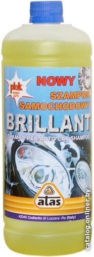 ATAS Автошампунь для ручной мойки Plak Brillant 1 л