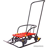 Санки Galaxy Мишутка 1 Универсал (черный/красный)