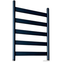 Полотенцесушитель Ростела Престиж нижнее подключение 1" 5 перекладин 50x80 см (черный)