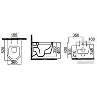 Унитаз подвесной iDevit Alfa 152.4.501.8088+152.7.322.088+SETK3104-2616-001-1-6