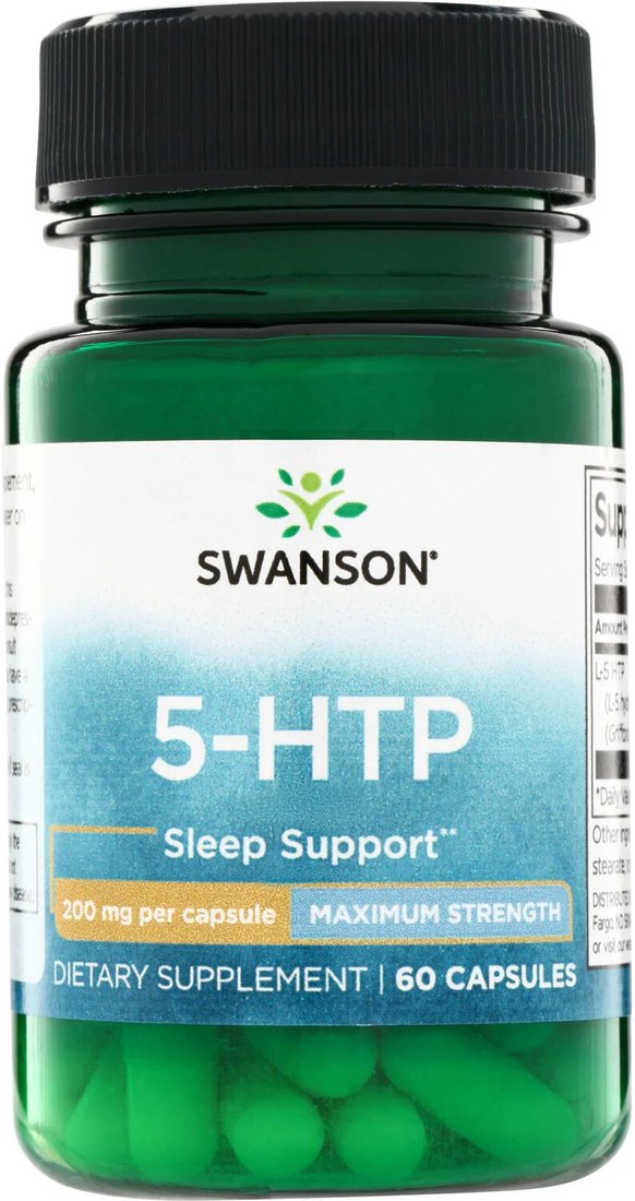 Аминокислота Swanson 5-HTP 200 мг (60 капсул)