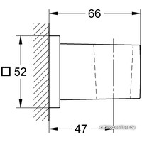 Держатель душевой лейки Grohe Euphoria Cube 27693000