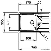 Кухонная мойка TEKA Universe 50 T-XP 1B 1D MAX MCTXT
