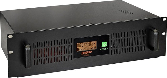 

Источник бесперебойного питания ExeGate ServerRM UNL-1500.LCD.AVR.C13.RJ.USB.3U