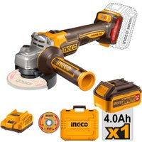 Угловая шлифмашина Ingco CAGLI211541 (с 1-им АКБ, кейс)