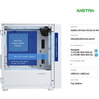 Корпус XASTRA A305M 3ARGB (белый)