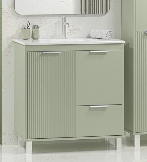 

Brevita Тумба под умывальник Risacca Pistachio 80 RIS-06080-0842Я (фисташковый)