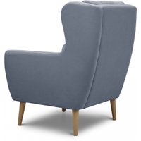 Интерьерное кресло Mio Tesoro Фиджи (Velutto 12/натуральное дерево)