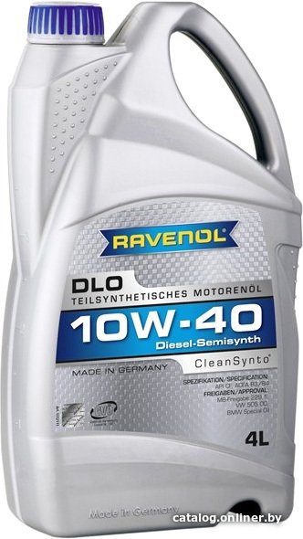 Моторное масло Ravenol DLO Diesel 10W40 4л