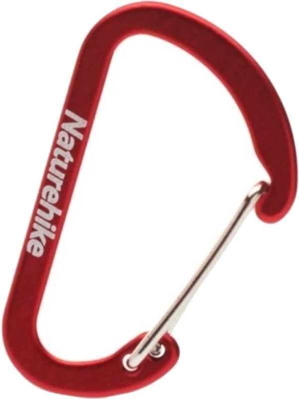 

Карабин туристический Naturehike NH15A004-H (2 шт, красный)