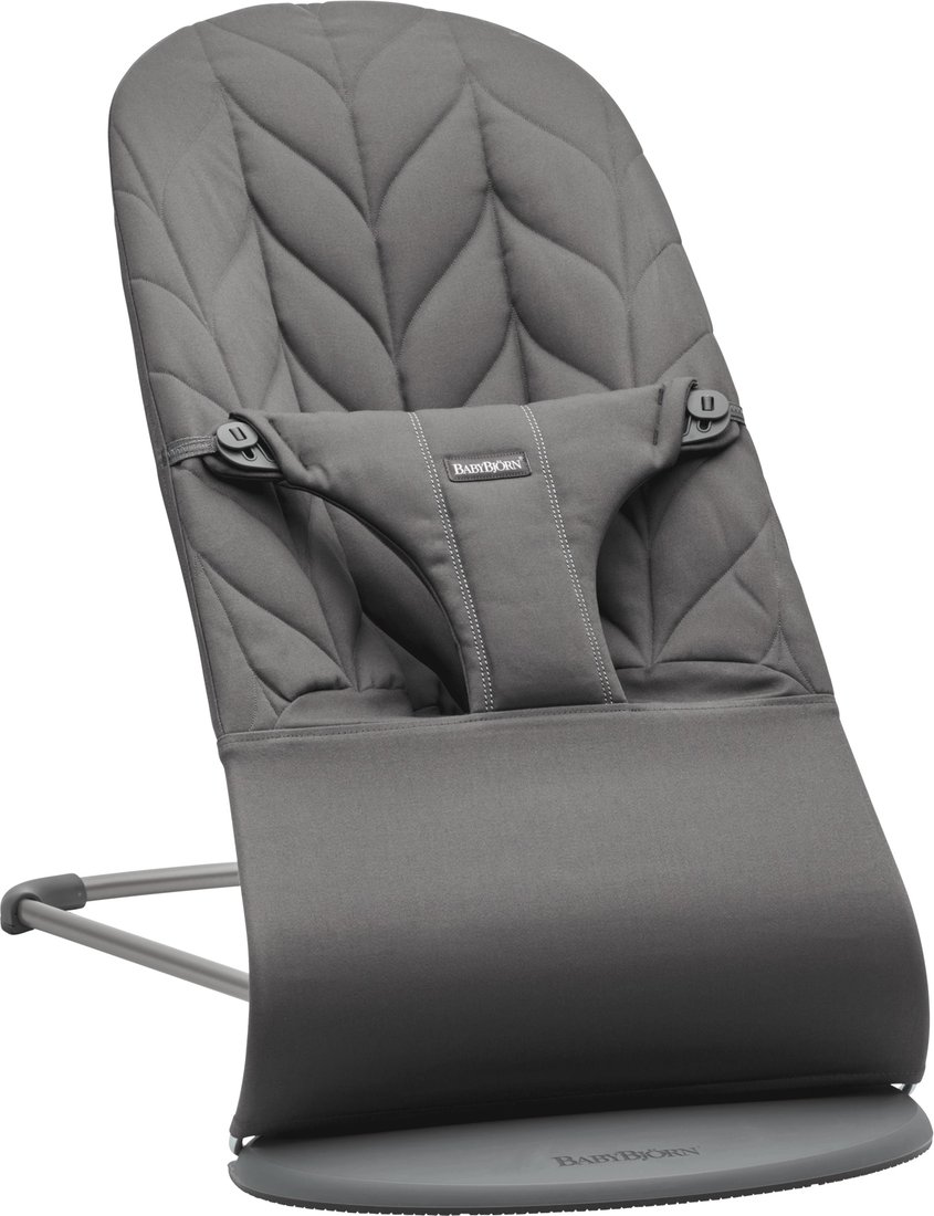 

Шезлонг BabyBjorn Bliss Cotton Petal Quilt (антрацит)