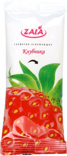 Влажные салфетки Zala ZL11610 Клубника (10 шт)
