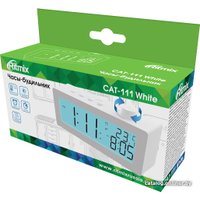 Настольные часы Ritmix CAT-111 (белый)