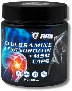 

Комплекс RPS Nutrition Glucosamine+Chondroitin+MSM Caps (240 шт)