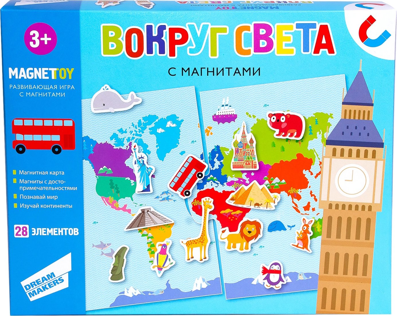 

Развивающая игра Dream Makers Вокруг света MI1903