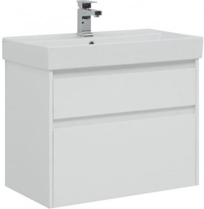 

Aquanet Тумба Nova Lite 75 00245244 c умывальником Латина 75 (белый)